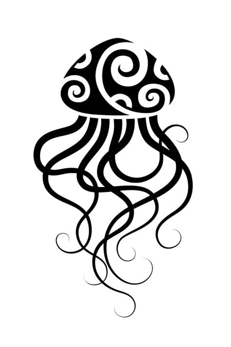 jellyfish tattoo meaning|jellyfish tribal tattoo.